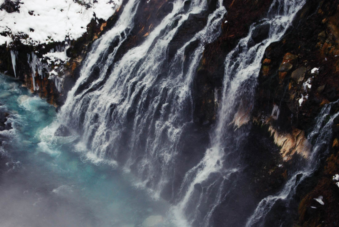 美瑛 風景写真ギャラリーweb制作|白金温泉 白髭の滝